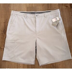 NWT Mens PGA Tour Active Waistband Gray Golf Shorts Size 40